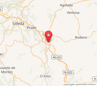 Map of Catasós, Galicia