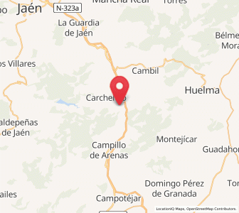 Map of Cazalla, Andalusia