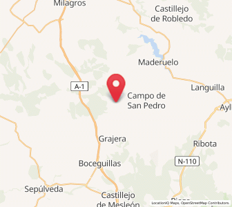 Map of Cedillo de la Torre, Castille and León