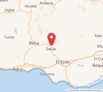 Map of Celín, Andalusia