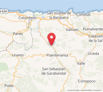 Map of Celis, Cantabria