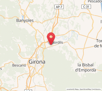 Map of Celrà, Catalonia