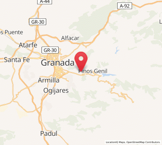 Map of Cenes de la Vega, Andalusia