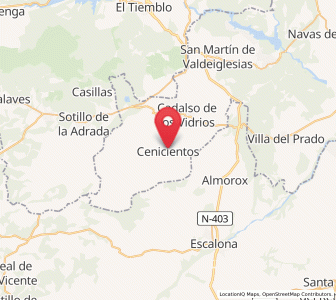 Map of Cenicientos, Madrid