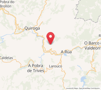 Map of Centeáis, Galicia