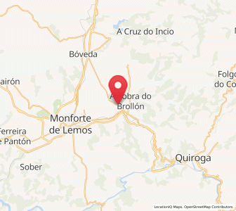 Map of Cereixa, Galicia