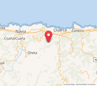 Map of Cerezal, Asturias