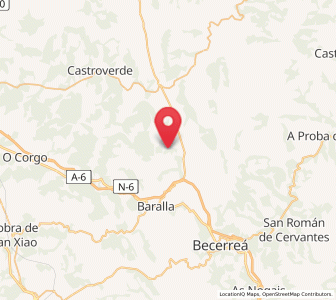 Map of Cernadas, Galicia