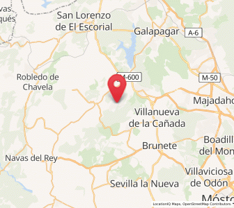 Map of Cerro Alarcón, Madrid