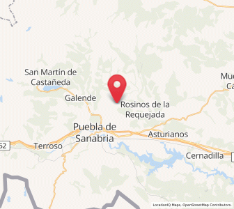 Map of Cervantes, Castille and León