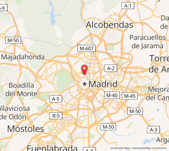 Map of Chamberí, Madrid