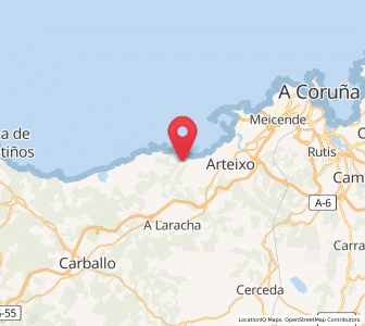 Map of Chamín de Arriba, Galicia