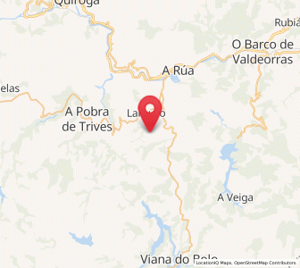 Map of Chandoiro, Galicia