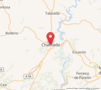 Map of Chantada, Galicia