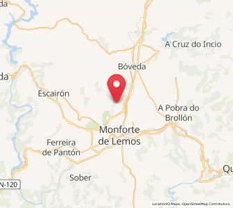 Map of Chao de Fabeiro, Galicia
