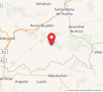 Map of Chaorna, Castille and León