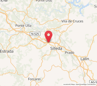 Map of Chapa, Galicia