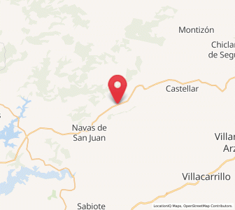 Map of Chaparral, Andalusia