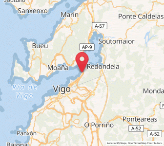 Map of Chapela, Galicia