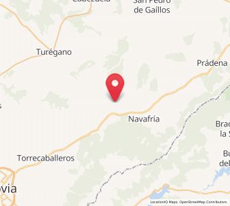 Map of Chavida, Castille and León