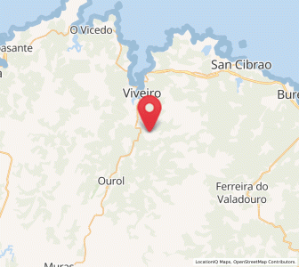 Map of Chavín, Galicia
