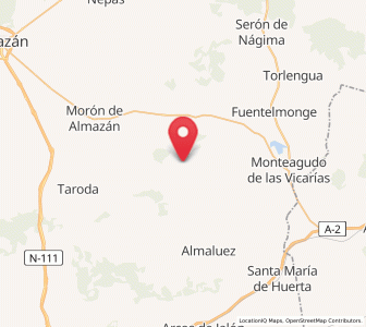 Map of Chércoles, Castille and León