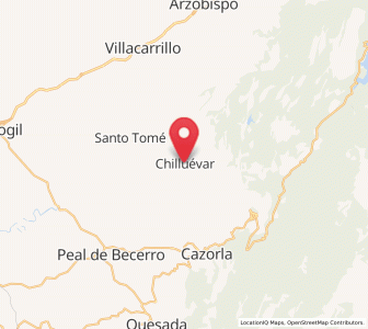 Map of Chilluévar, Andalusia