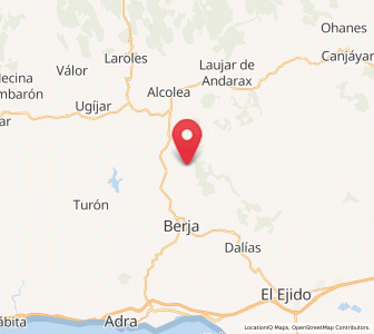 Map of Chirán, Andalusia