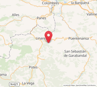 Map of Cicera, Cantabria