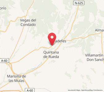 Map of Cifuentes de Rueda, Castille and León