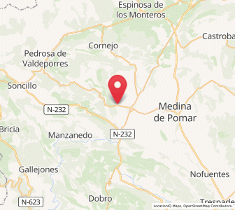 Map of Cigüenza, Castille and León