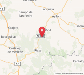 Map of Cincovillas, Castille and León