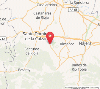 Map of Cirueña, La Rioja