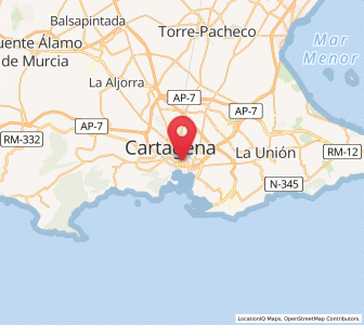Map of Ciudad Jardín, Murcia