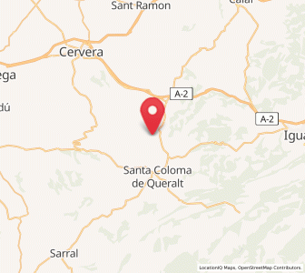 Map of Civit, Catalonia