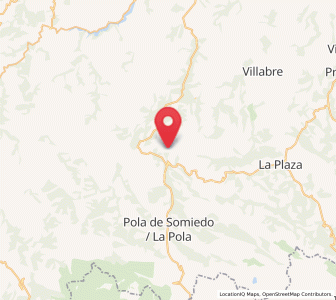 Map of Clavillas, Asturias