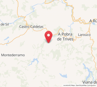 Map of Coba, Galicia