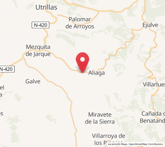 Map of Cobatillas, Aragon