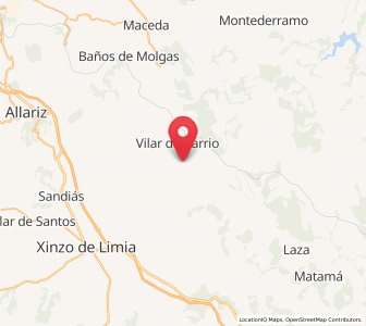 Map of Codosedo, Galicia