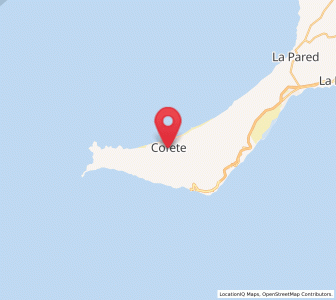 Map of Cofete, Canary Islands