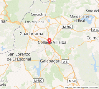 Map of Collado-Villalba, Madrid