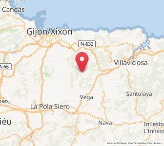 Map of Collado, Asturias