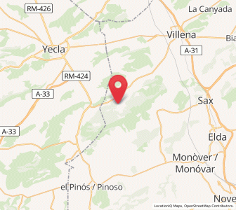 Map of Colonia de la Sierra de Salinas, Valencia