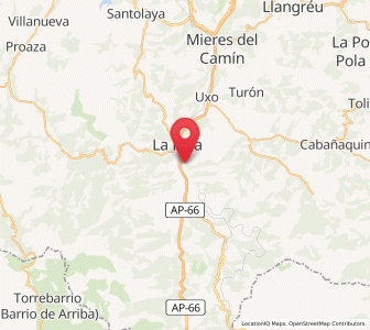 Map of Columbiello, Asturias