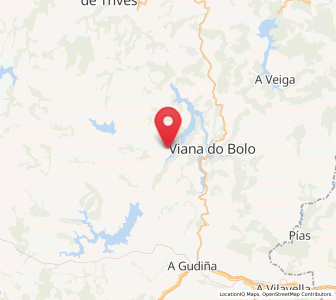 Map of Conso, Galicia