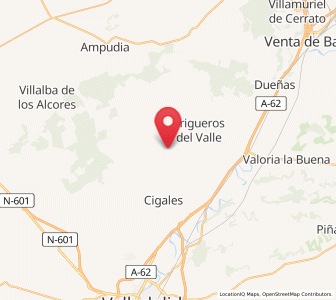 Map of Corcos, Castille and León