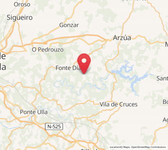 Map of Cornado, Galicia