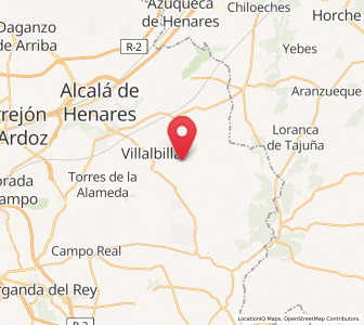 Map of Corpa, Madrid