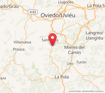 Map of Corras de la Puente, Asturias