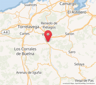 Map of Corrobárceno, Cantabria